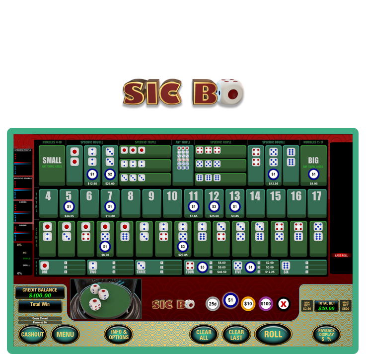 Sic Bo screen shot